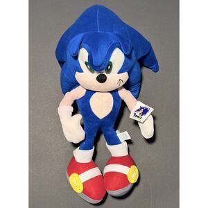 Toy Network Sonic The Hedgehog 22" Plush Stuffed 1991-2006 Sega Rare with Tag